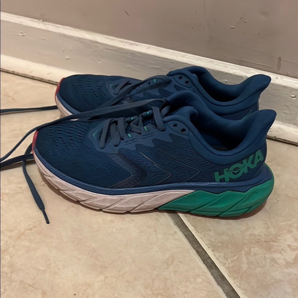 HOKA  Running Shoes - Blue and Green